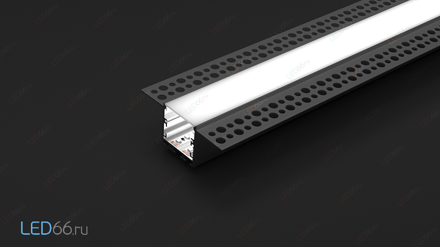 Профиль в гипсокартон для светодиодной ленты  LINE G 35x35