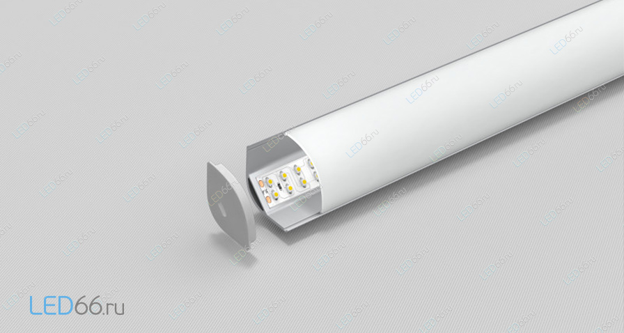 Угловой профиль для светодиодной ленты  COMFORT V45 30х30