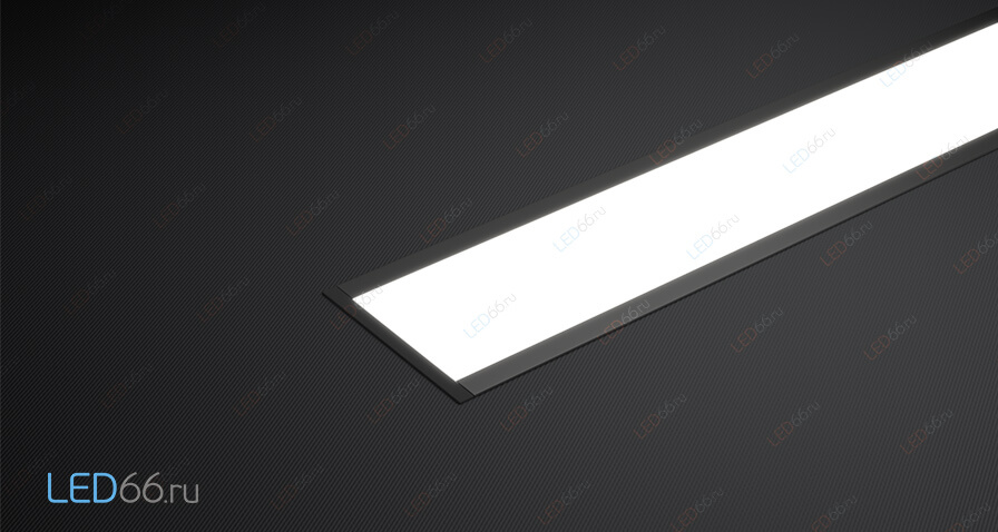 Встраиваемый профиль для светодиодной ленты  MEGA FL 49x32