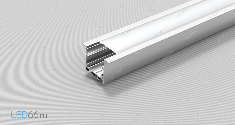Встраиваемый профиль для светодиодной ленты  POWER FL 35x35 long