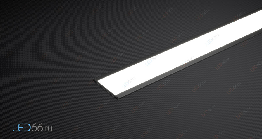 Встраиваемый профиль для светодиодной ленты  POWER FL 35x35