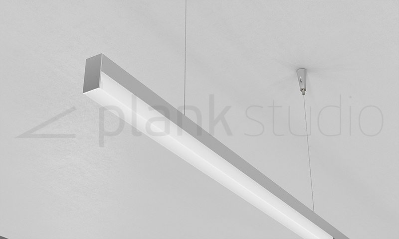 Накладной профиль для светодиодной ленты PlankStudio Medio SLOT
