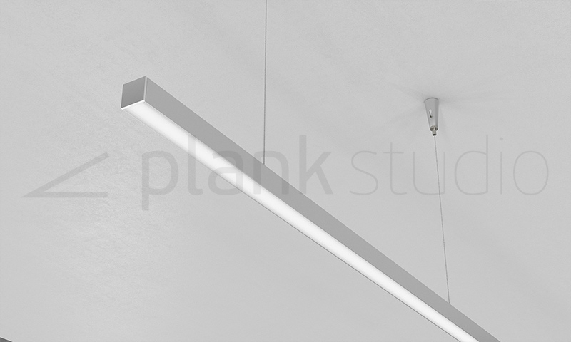 Накладной профиль для светодиодной ленты PlankStudio Medio SOLO