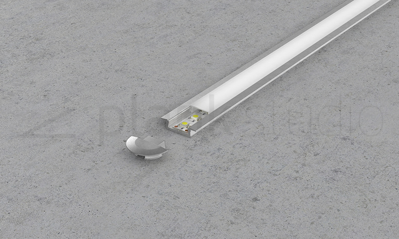 Встраиваемый профиль для светодиодной ленты PlankStudio Slim INTEGRA Plank_slim_integra Пример использования 1
