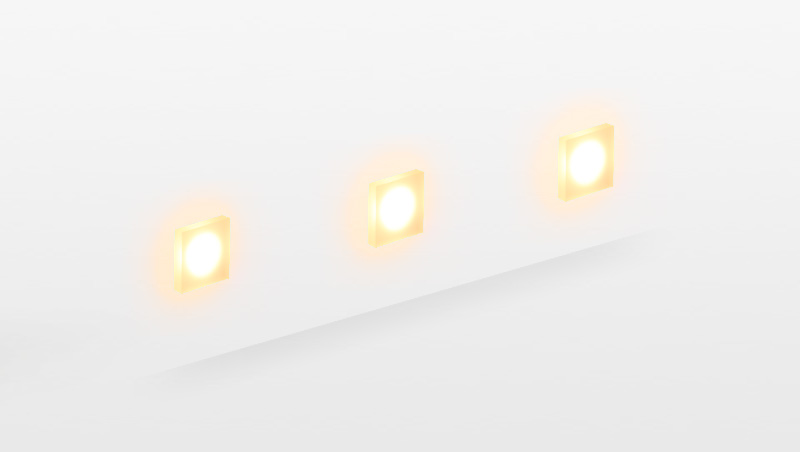 Встраиваемые настенные светодиодные светильники Magna Indicator Q S